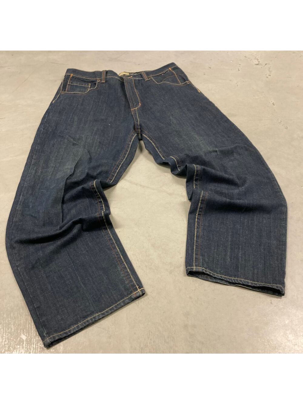 Y2K royal blue baggy jeans 38x32